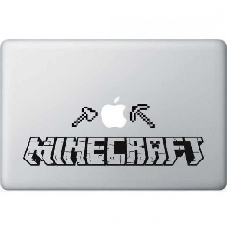 Minecraft Macbbok Decal 